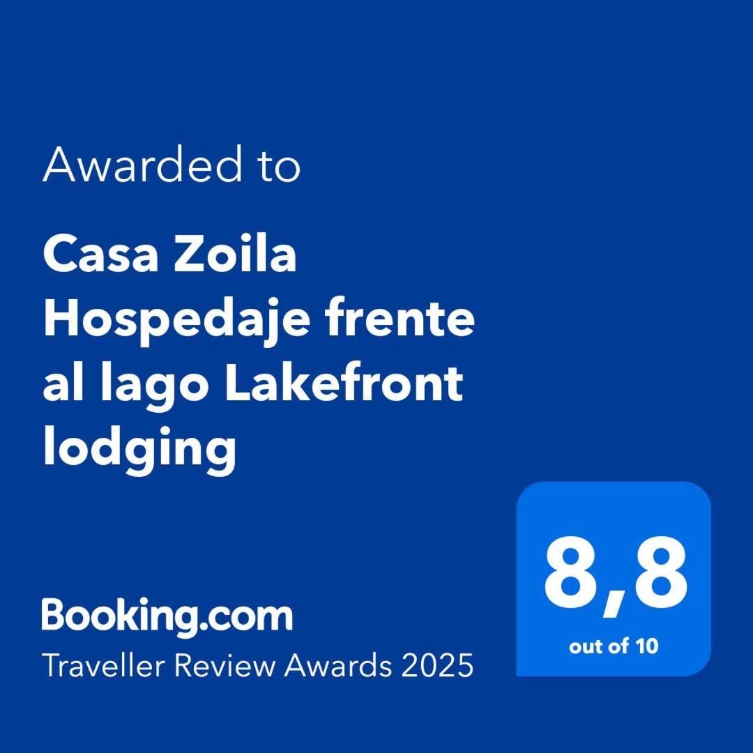 Casa Zoila Hospedaje Frente Al Lago Lakefront Lodging Leilighet Flores Eksteriør bilde